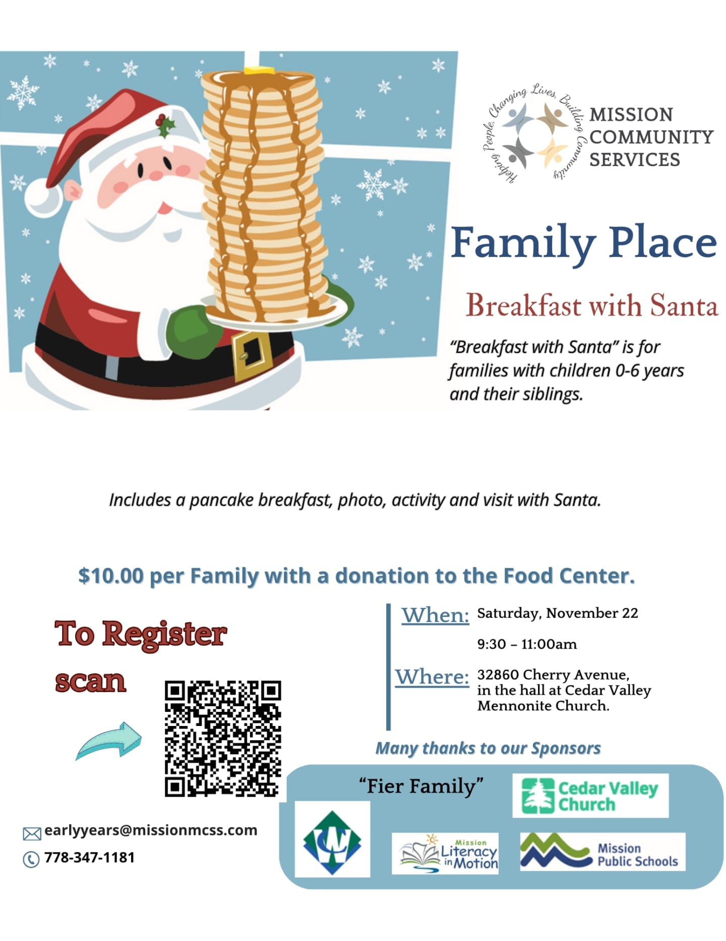 Breakfast with Santa